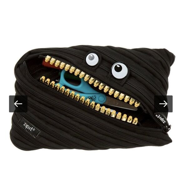 Zipit Black Pencil Case - Picture 1 of 7